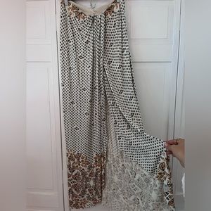 Free people slit maxi shirt